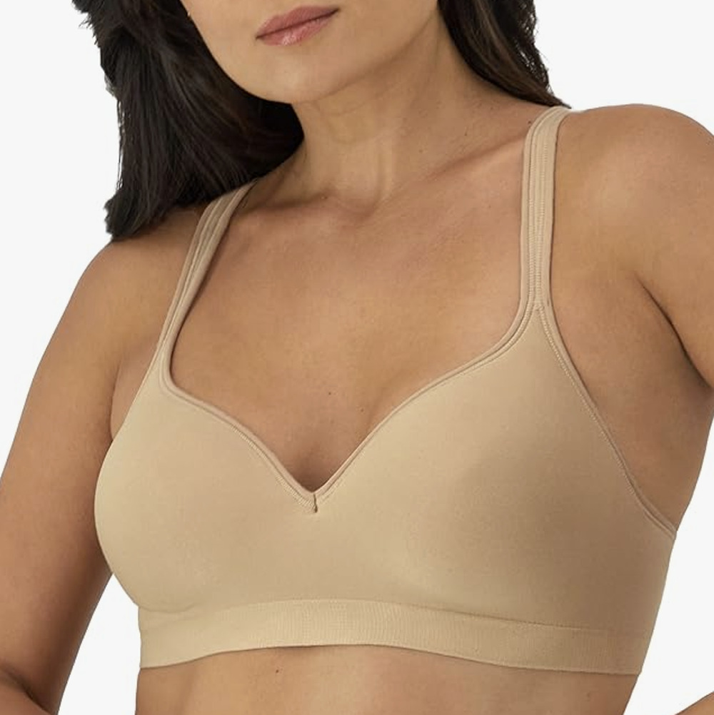 Bali Women's 34B Nude Comfort Revolution Wireless Lightly Lined Bra OS25-12